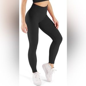 NWOT-Sunzel Ribbed Workout Seamless Yoga Leggings